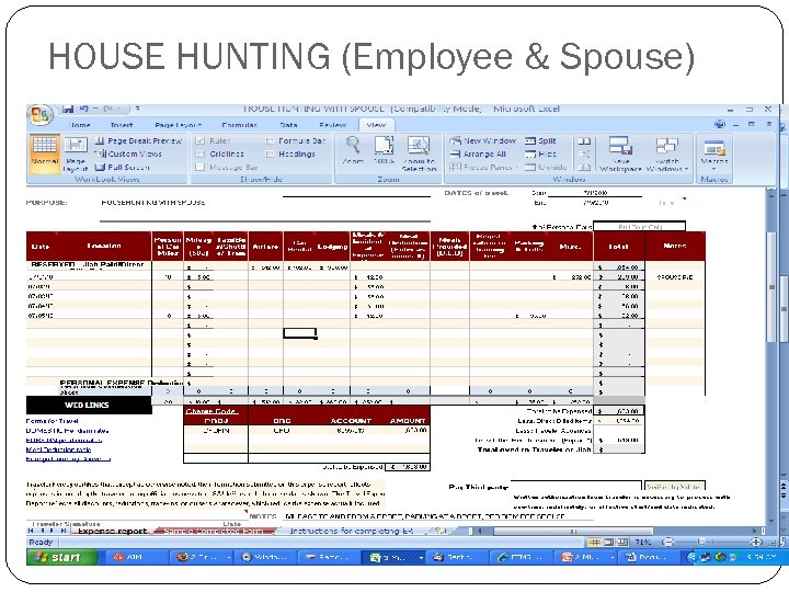 HOUSE HUNTING (Employee & Spouse) 