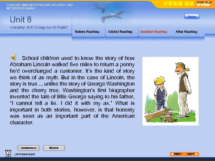 Before Reading Global Reading School children used to know the story of how Abraham