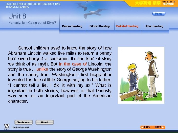 Before Reading Global Reading School children used to know the story of how Abraham