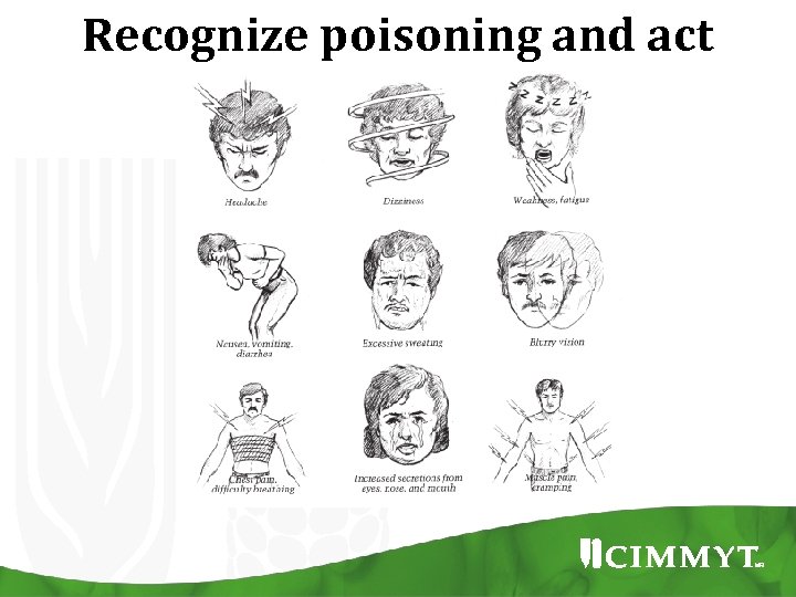 Recognize poisoning and act 