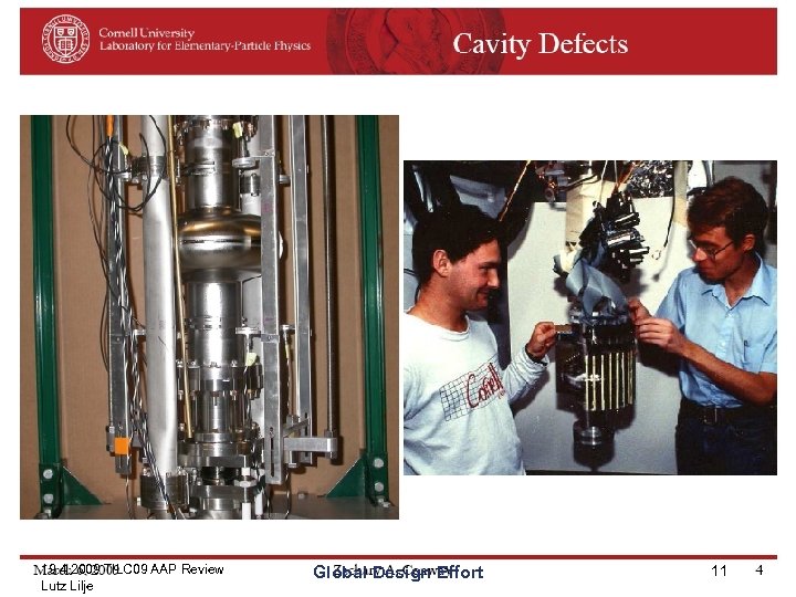 19. 4. 2009 TILC 09 AAP Review Lutz Lilje Global Design Effort 11 