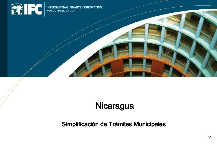 Nicaragua Simplificación de Trámites Municipales 22 