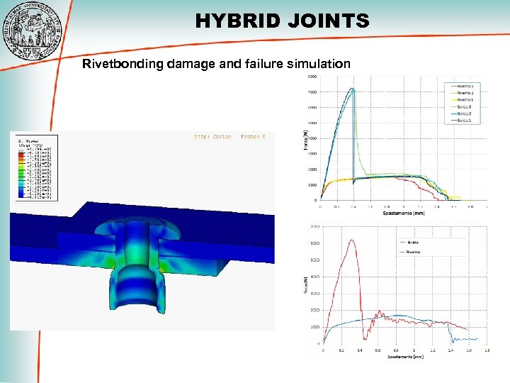 HYBRID JOINTS Rivetbonding damage and failure simulation 