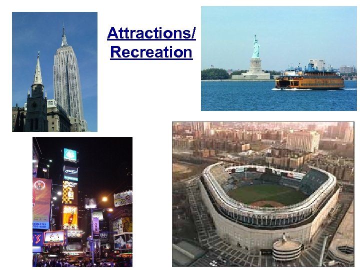 Attractions/ Recreation 
