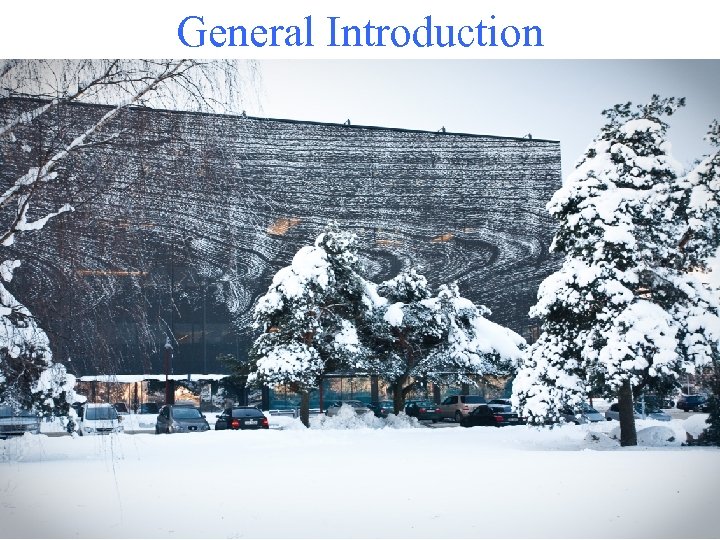 General Introduction 
