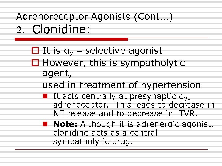 Adrenergic Antiadrenergic Drugs By Prof Alhaider