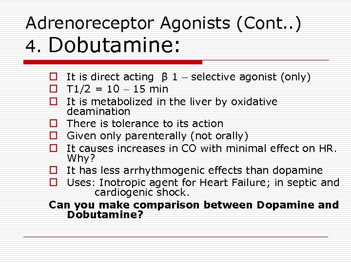 Adrenergic Antiadrenergic Drugs By Prof Alhaider