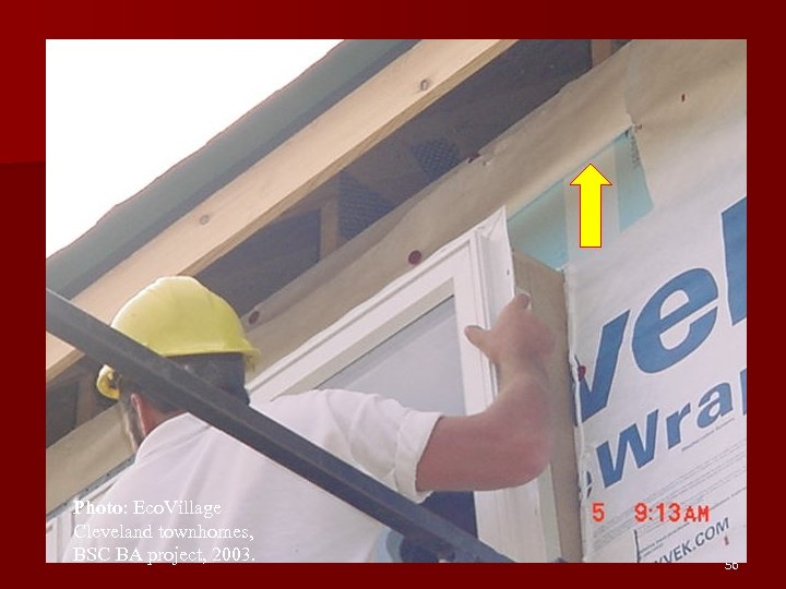 Photo: Eco. Village Cleveland townhomes, BSC BA project, 2003. 56 