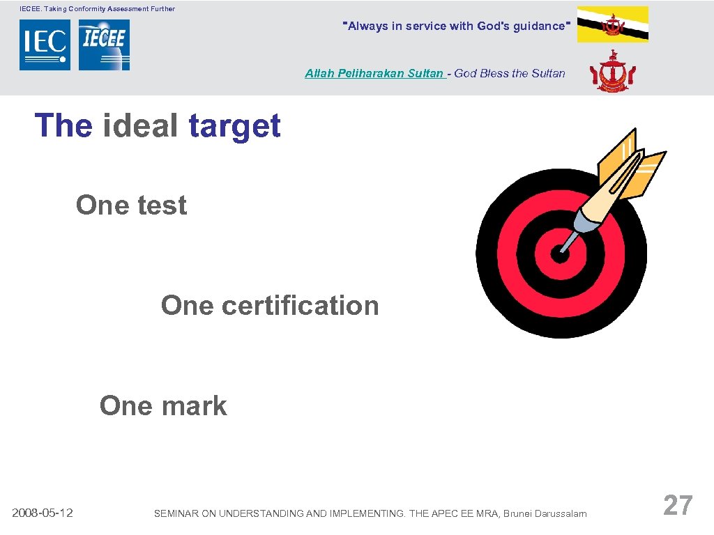 IECEE. Taking Conformity Assessment Further 