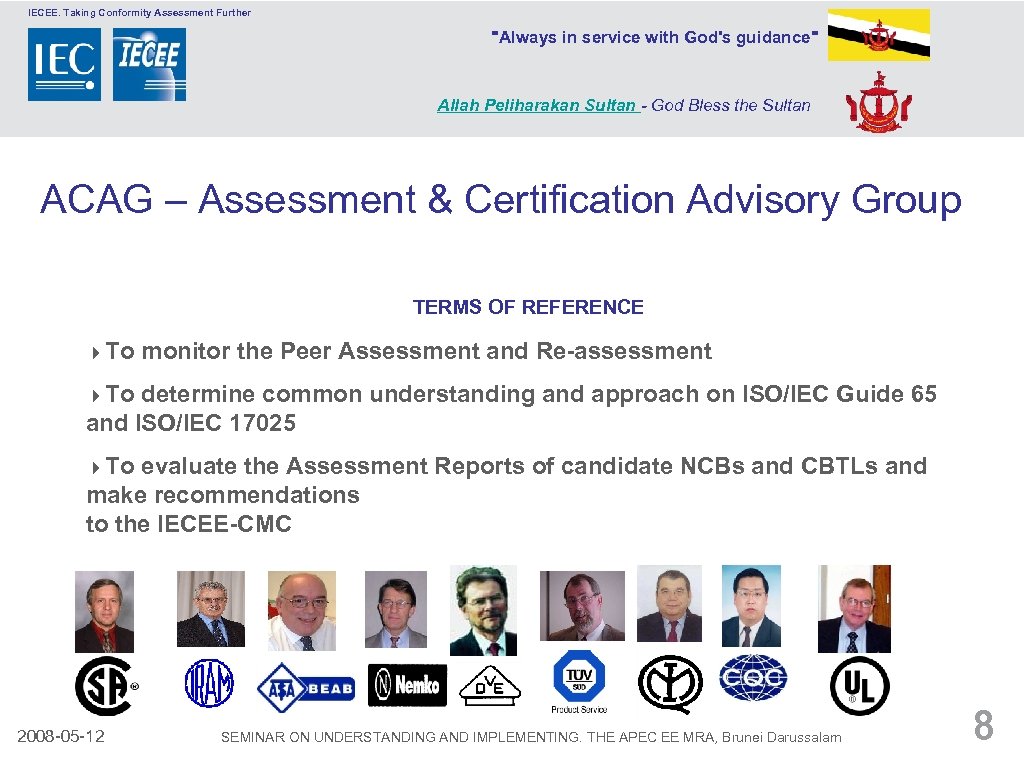 IECEE. Taking Conformity Assessment Further 