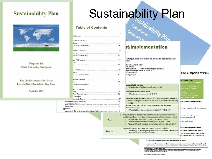 Sustainability Plan 