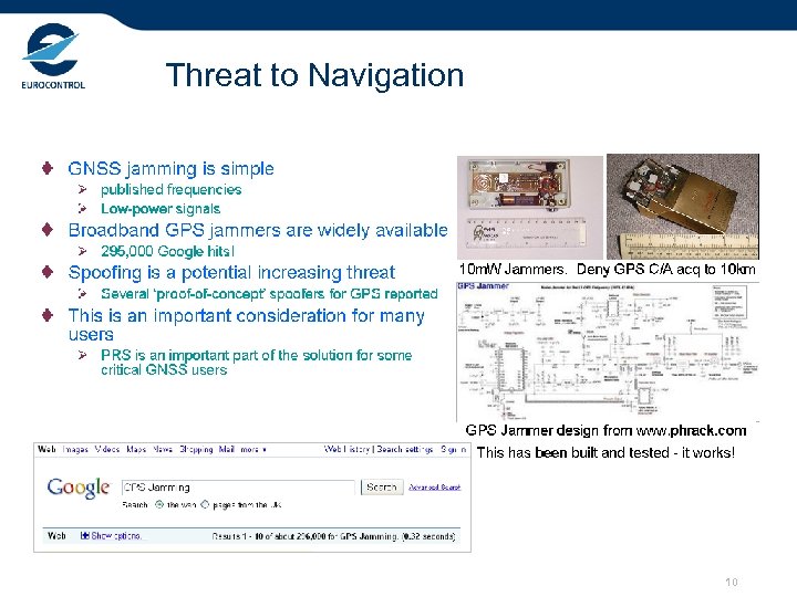 Threat to Navigation 10 