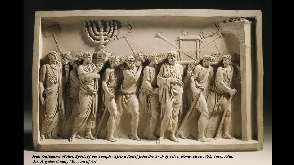 Jean-Guillaume Moitte, Spoils of the Temple: After a Relief from the Arch of Titus,