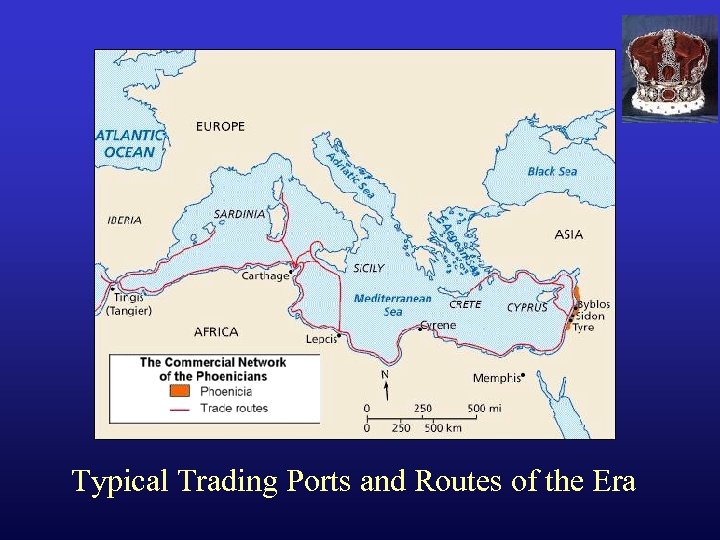 Typical Trading Ports and Routes of the Era 