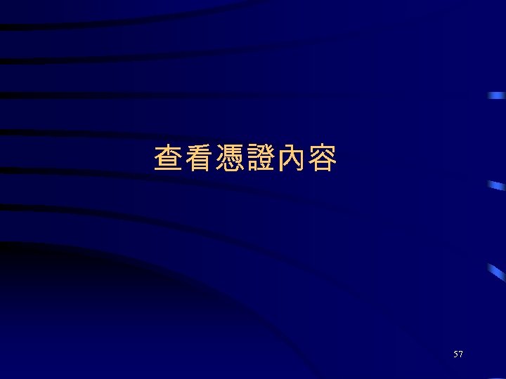查看憑證內容 57 