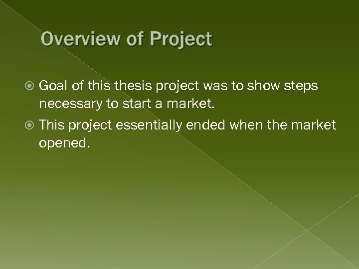 Creation of Cicero Farmers Market Julie Raddell Frostburg