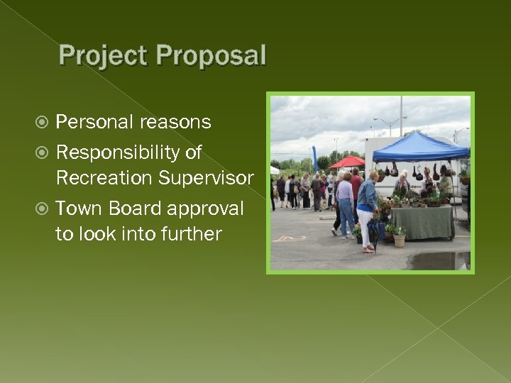 Creation of Cicero Farmers Market Julie Raddell Frostburg