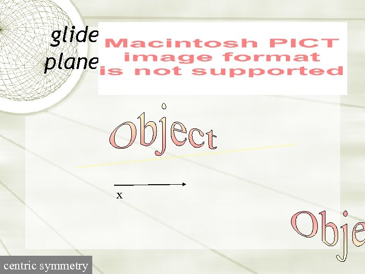 glide plane x centric symmetry 