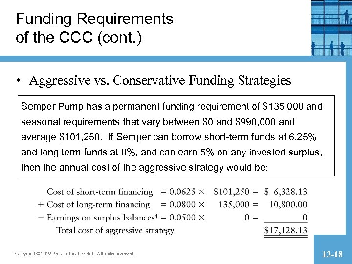 Funding Requirements of the CCC (cont. ) • Aggressive vs. Conservative Funding Strategies Semper