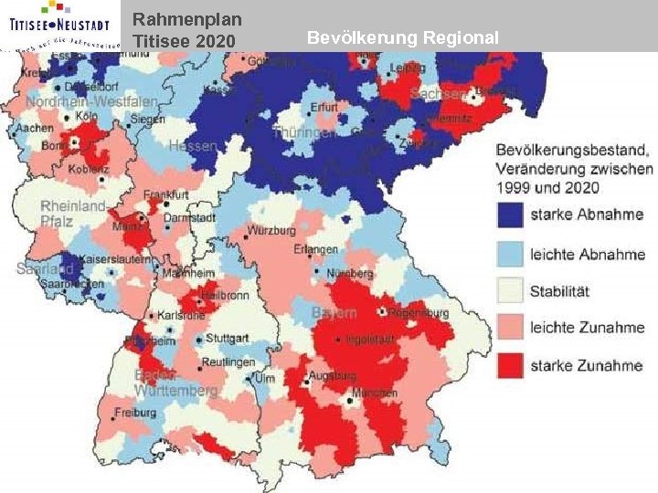 Rahmenplan Titisee 2020 Bevölkerung Regional 