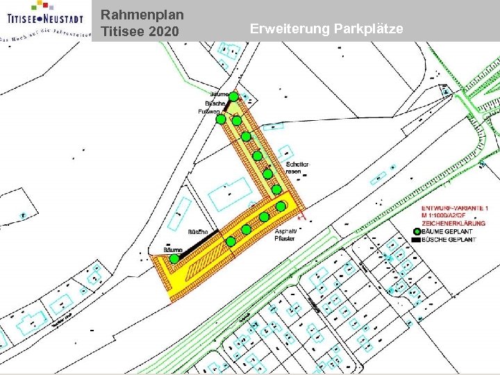 Rahmenplan Titisee 2020 Erweiterung Parkplätze 