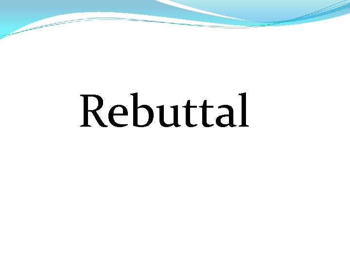 Rebuttal 