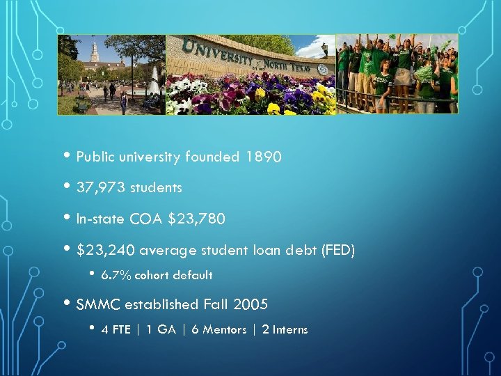  • Public university founded 1890 • 37, 973 students • In-state COA $23,