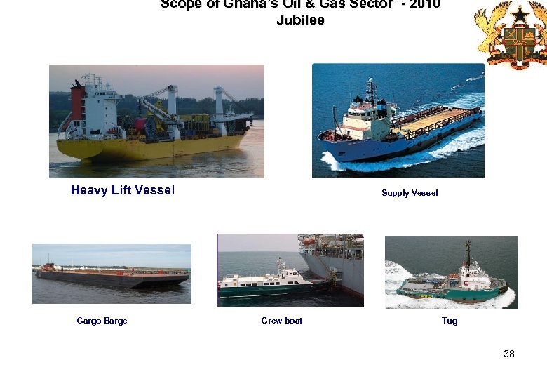 Scope of Ghana’s Oil & Gas Sector - 2010 Jubilee Heavy Lift Vessel Cargo