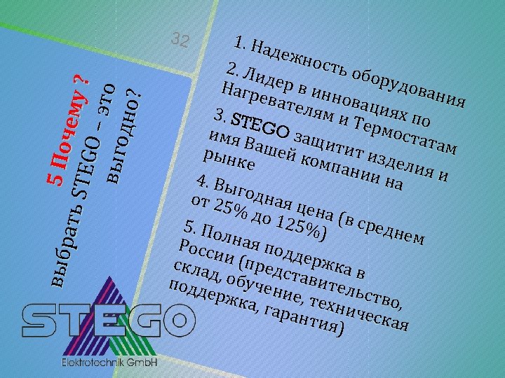 5 По ч в ыбр ать S ему ? TEG O – это выго