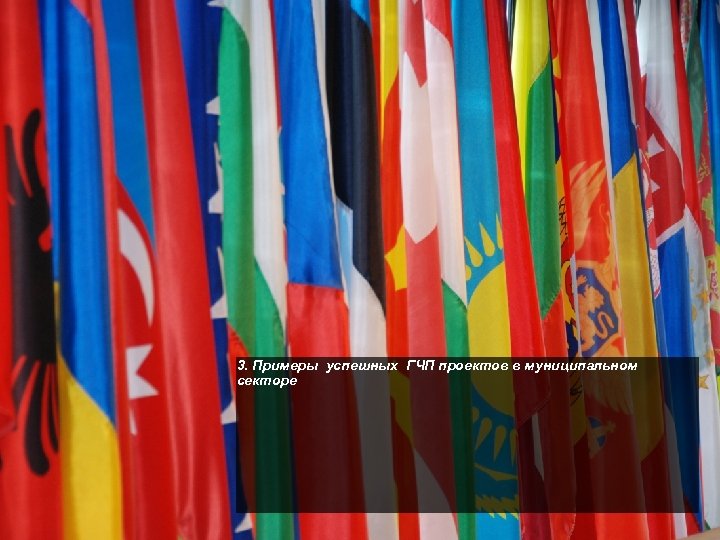 3. Примеры успешных ГЧП проектов в муниципальном секторе 