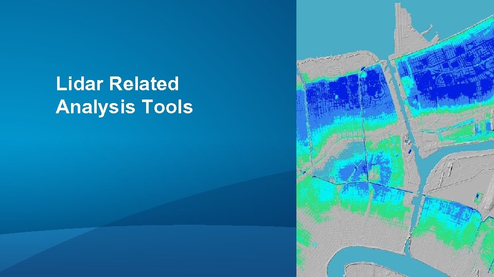 Lidar Related Analysis Tools 