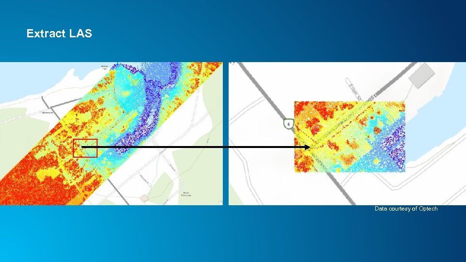 Extract LAS Data courtesy of Optech 
