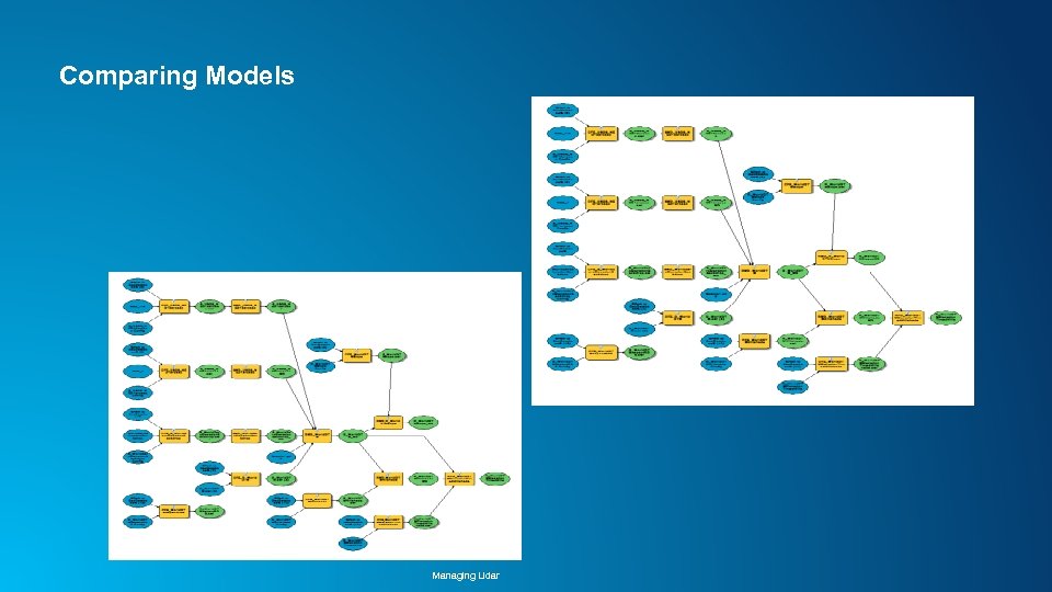 Comparing Models Managing Lidar 