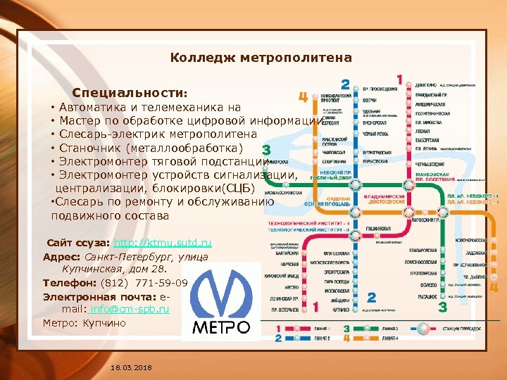 Метро лист