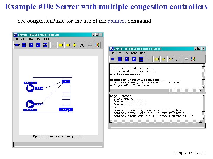 Example #10: Server with multiple congestion controllers see congestion 3. mo for the use
