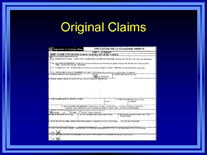 Original Claims 