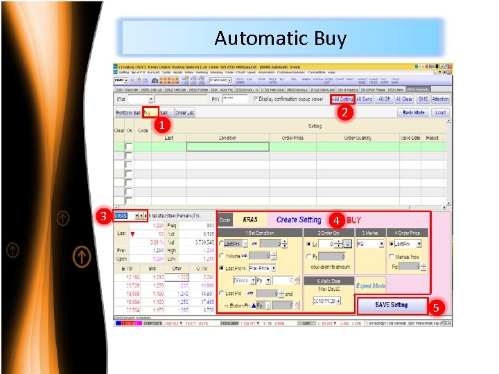 Automatic Buy 2 1 3 4 5 