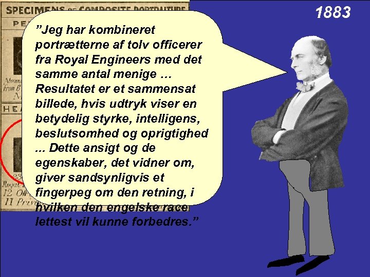 1883 ”Jeg har kombineret portrætterne af tolv officerer fra Royal Engineers med det samme