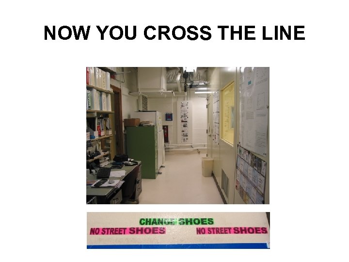 NOW YOU CROSS THE LINE 