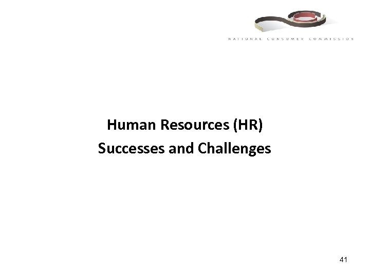 Human Resources (HR) Successes and Challenges 41 