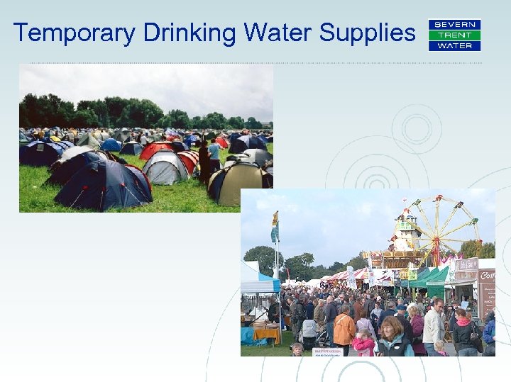 Temporary Drinking Water Supplies 