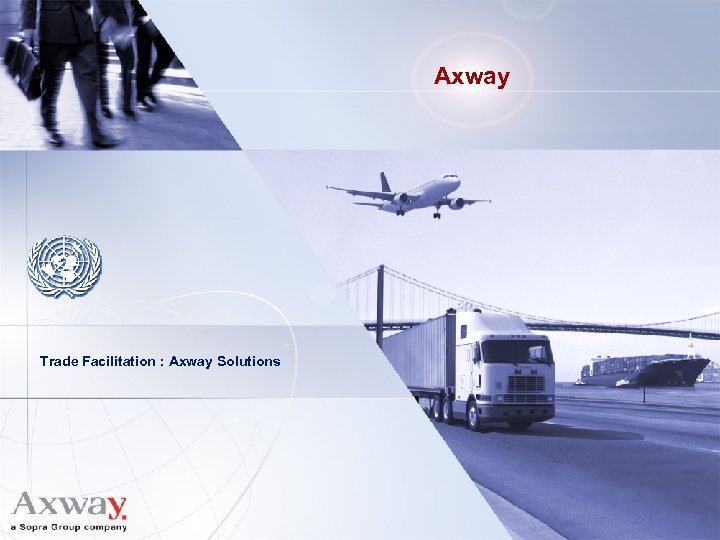 Axway Trade Facilitation : Axway Solutions 
