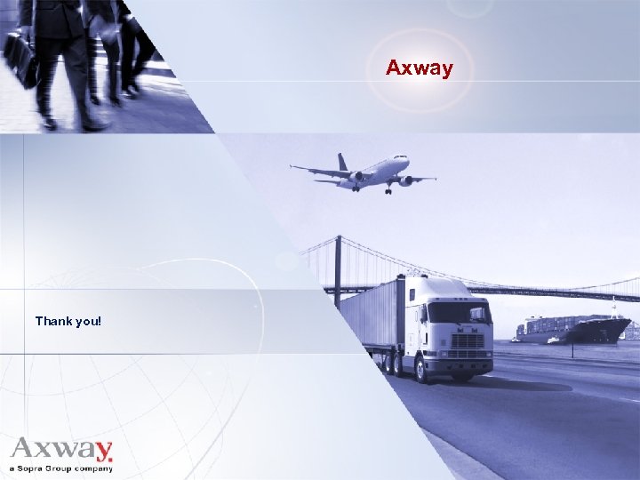 Axway Thank you! 