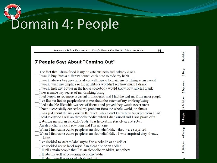 Domain 4: People 