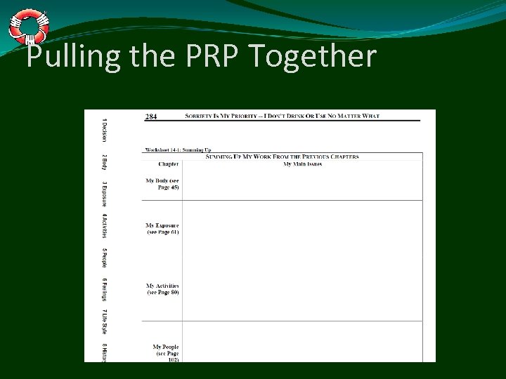 Pulling the PRP Together 