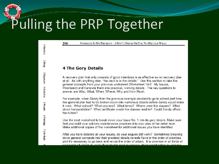 Pulling the PRP Together 