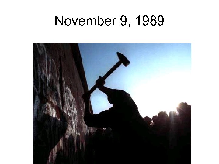 November 9, 1989 