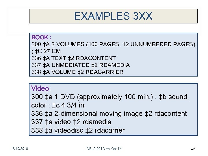 EXAMPLES 3 XX BOOK : 300 ‡A 2 VOLUMES (100 PAGES, 12 UNNUMBERED PAGES)