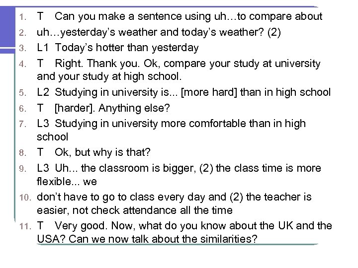 1. 2. 3. 4. 5. 6. 7. 8. 9. 10. 11. T Can you