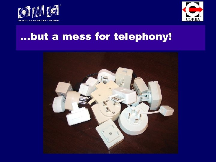 …but a mess for telephony! 